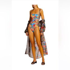 NWT Johnny Was one-piece swim suit. Size L.